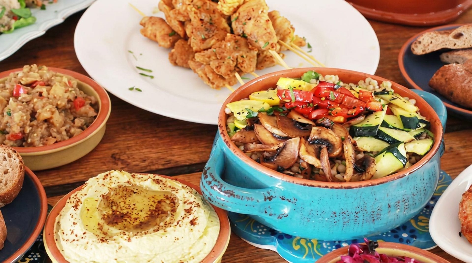 A full spread, ready to share