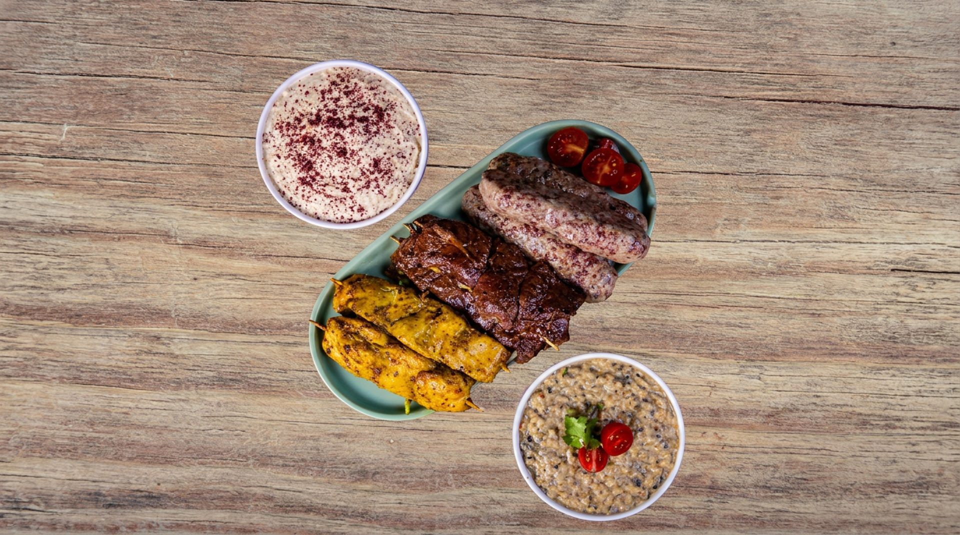 Kebabs, shawarma, falafel, and more