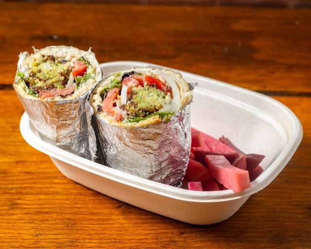 Falafel Shawarma.