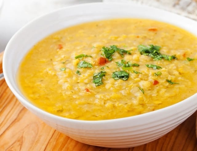 Bowl Soup - Yellow Lentil Turmeric Soup.