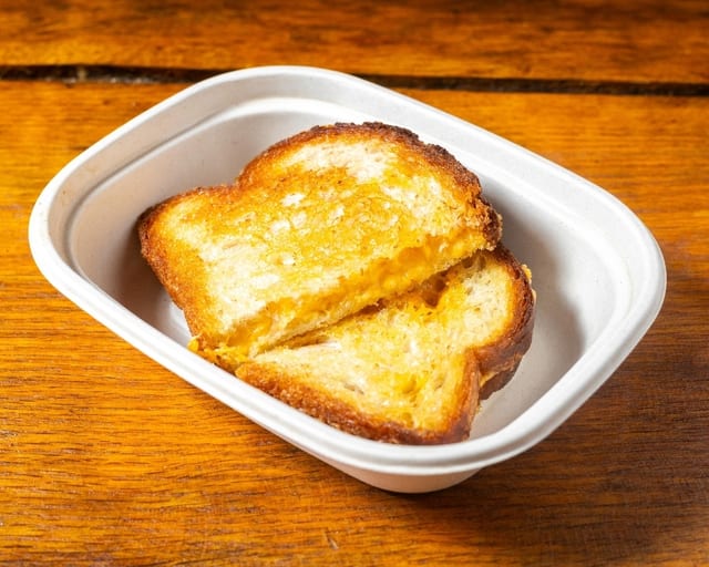 Grilled Cheese Sandwich - Bread Contains Tree Nuts.