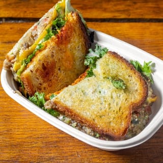 Sweet and sour Eggplant sandwiches