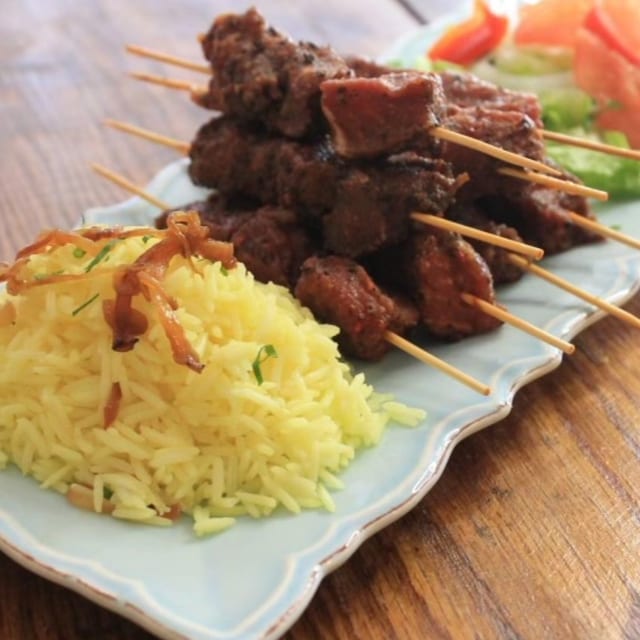 Single Beef Kebab.