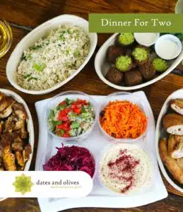 dinner for two at dates and olives in natick